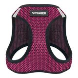 Voyager Step-in Air Köpek Koşum Takımı - Best Pet Supplies Küçük ve Orta Ölçekli Köpekler için Yelek Koşumunda Tüm Hava Mesh Basamağı - Fuşya (2 Tonlu), M