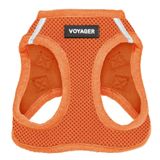 Voyager Step-in Air Köpek Koşum Takımı - Best Pet Supplies Küçük ve Orta Ölçekli Köpekler için Yelek Koşumunda Tüm Hava Mesh Basamağı - Koşum Takımı (Turuncu), Small