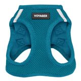 Voyager Step-in Air Köpek Koşum Takımı - Best Pet Supplies Küçük ve Orta Ölçekli Köpekler ve Kediler için Yelek Koşumunda Tüm Hava Mesh Basamağı - Koşum Takımı (Turkuaz), M (Göğüs: 40,6-45,74 cm)