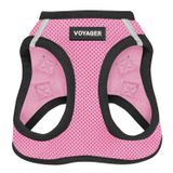 Voyager Step-In Air Köpek Koşum Takımı - Best Pet Supplies Tarafından Küçük ve Orta Ölçekli Köpekler İçin Yeleğe Tüm Hava Mesh Adım Koşum Takımı - Pembe Tabanlı, S