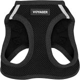 Voyager Step-In Air Koşum Takımı - Best Pet Supplies Küçük Orta Ölçekli Köpekler Için Yelek Koşumunda Tüm Hava Mesh Basamağı - Siyah, Xl