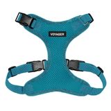 Voyager Step-in Lock Pet Koşum Takımı - Tüm Hava Koşullarına Uygun File, En İyi Evcil Hayvan Malzemelerinden Kedi ve Köpekler için Koşum Takımında Ayarlanabilir Adım - Turkuaz, XS