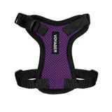 Voyager Step-in Lock Pet Koşum Takımı - Tüm Hava Örgüsü, Best Pet Supplies Kediler ve Köpekler için Koşumda Ayarlanabilir Adım - Mor/Siyah Kesim, XXS