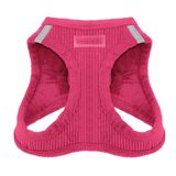 Voyager Step-in Peluş Köpek Koşum Takımı - Yumuşak Peluş, Küçük ve Orta Ölçekli Köpekler için Yelek Koşum Takımı Best Pet Supplies - Koşum Takımı (Fuşya Kadife), M (Göğüs: 40,6-45,74 cm)