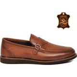 Voyager Taba Hakiki Deri Erkek Klasik Casual Ayakkabı Loafer 5770 M