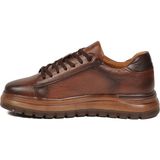Voyager Taba Memory Foam Rahat Şık Hakiki Deri Erkek Günlük Ayakkabı Sneaker M387 M