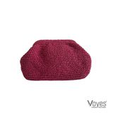 VOYES-Burslu El Örgüsü Çanta-%100 NATUREL KAĞIT RAFYA