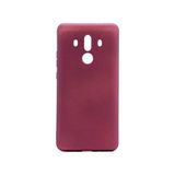 Voyo Huawei Mate 10 Pro Kılıf Soft ve Pürüzsüz Yüzeyli Ipeksi Silikon Kapak - Mürdüm