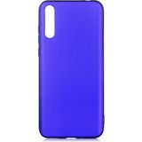 Voyo Huawei P Smart S (Y8P) Kılıf Soft ve Pürüzsüz Yüzeyli Ipeksi Silikon Kapak - Saks Mavi