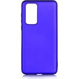 Voyo Huawei P40 Kılıf Soft ve Pürüzsüz Yüzeyli Ipeksi Silikon Kapak - Saks Mavi