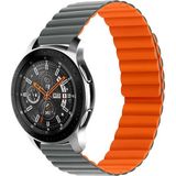 Voyo Huawei Watch Gt Pro 6 / Gt 6 46MM Saat Kordonu Mıknatıslı Parçalı Kayış Strap - Gri - Sarı
