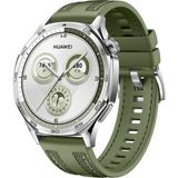 Voyo Huawei Watch Gt5 Gt4 Gt3 Gt2 46MM ve Pro Olanlara Uyar Kordon Kayış Dikişli Silikon Kaliteli VY128 - Yeşil
