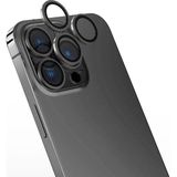 Voyo iPhone 15 Pro Max ve 15 Pro Kamera Lens Koruyucu Voyo-13 Yüksek Kalite - Koyu Gri