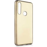 Voyo Oppo A31 Kılıf Soft ve Pürüzsüz Yüzeyli Ipeksi Silikon Kapak - Gold