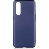 Voyo Oppo Reno 3 Pro 5g Kılıf Soft ve Pürüzsüz Yüzeyli Ipeksi Silikon Kapak - Lacivert