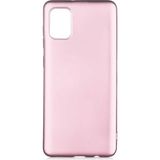 Voyo Samsung Galaxy A02S Kılıf Soft ve Pürüzsüz Yüzey Ipeksi Silikon Kapak Hopy - Rose