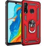 Voyo Samsung Galaxy A20S Kılıf Ultra Koruyan Yüzüklü Tank Stand Olan Mıknatıslı Voyotank - Kırmızı