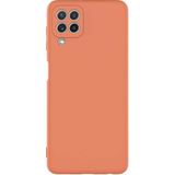 Voyo Samsung Galaxy A22 4g Kılıf Kamera Korumalı Içi Kadife Silikon Kapak Hopy - Turuncu