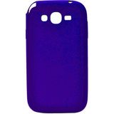 Voyo Samsung Galaxy Grand Duos İ9082 Kılıf Soft ve Pürüzsüz Yüzey Ipeksi Silikon Kapak Hopy - Saks Mavi