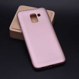 Voyo Samsung Galaxy J6 Kılıf Soft ve Pürüzsüz Yüzey Ipeksi Silikon Kapak Hopy - Rose Gold