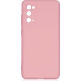 Voyo Samsung Galaxy S20 Fe Kılıf Kamera Korumalı Içi Kadife Silikon Kapak Hopy - Pembe