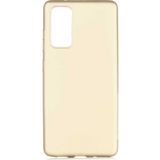 Voyo Samsung Galaxy S20 Fe Kılıf Soft ve Pürüzsüz Yüzey Ipeksi Silikon Kapak Hopy - Gold