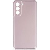 Voyo Samsung Galaxy S21 Fe Kılıf Soft ve Pürüzsüz Yüzey Ipeksi Silikon Kapak Hopy - Rose