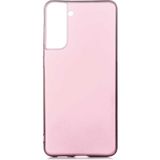 Voyo Samsung Galaxy S21 Kılıf Soft ve Pürüzsüz Yüzey Ipeksi Silikon Kapak Hopy - Rose