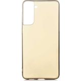 Voyo Samsung Galaxy S21 Plus Kılıf Soft ve Pürüzsüz Yüzey Ipeksi Silikon Kapak Hopy - Gold