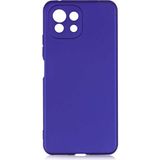 Voyo Xiaomi Mi 11 Lite Kılıf Soft ve Pürüzsüz Yüzey Ipeksi Silikon Kapak Hopy - Saks Mavi