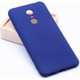 Voyo Xiaomi Redmi 5 Plus Kılıf Soft ve Pürüzsüz Yüzey Ipeksi Silikon Kapak Hopy - Lacivert