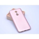 Voyo Xiaomi Redmi 5 Plus Kılıf Soft ve Pürüzsüz Yüzey Ipeksi Silikon Kapak Hopy - Rose Gold