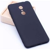 Voyo Xiaomi Redmi 5 Plus Kılıf Soft ve Pürüzsüz Yüzey Ipeksi Silikon Kapak Hopy - Siyah