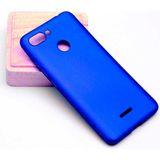 Voyo Xiaomi Redmi 6 Kılıf Soft ve Pürüzsüz Yüzey Ipeksi Silikon Kapak Hopy - Saks Mavi