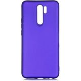 Voyo Xiaomi Redmi 9 Kılıf Soft ve Pürüzsüz Yüzey Ipeksi Silikon Kapak Hopy - Saks Mavi