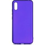 Voyo Xiaomi Redmi 9A Kılıf Soft ve Pürüzsüz Yüzey Ipeksi Silikon Kapak Hopy - Saks Mavi