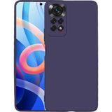 Voyo Xiaomi Redmi Note 12 Pro 4g Soft ve Pürüzsüz Silikon Kılıf Yumuşak - Lacivert