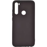 Voyo Xiaomi Redmi Note 8 Kılıf Soft ve Pürüzsüz Yüzey Ipeksi Silikon Kapak Hopy - Siyah
