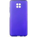 Voyo Xiaomi Redmi Note 9t Kılıf Soft ve Pürüzsüz Yüzey Ipeksi Silikon Kapak Hopy - Saks Mavi