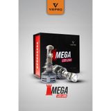 vr pro VRPRO H4 Mega Mercekli LED Far Ampulü 75W 22000 Lümen 6500K Beyaz Işık