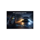vr pro VRPRO Spectrum 9005 (HB3) LED Far Ampulü 12-24V Telefondan APP Kontrollü 3000K-10000K Ayarlanabilir