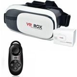 Vrbox VR BOX Sanal Gerçeklik Gözlüğü Kumanda ile Kullanıma Uygun Beyaz Renkli