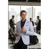 Vrd Erkek Açık Krem Slim Fit Dar Kesim Mono Yaka Spor Blazer Ceket