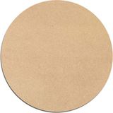 VRDEPO Ham Mdf Duralit Daire Plaka Supla 33 cm Çap 3 mm 2.7 mm 4'lü