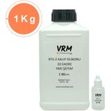 VRM Rtv-2 Yarı Şeffaf - Sert Kalıp Silikonu (30 Shore) 1 KG