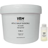 VRM Rtv-2 Yarı Şeffaf - Sert Kalıp Silikonu (40 Shore) 5 KG