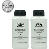 VRM Vernikrecinemarketi RTV-2 Platinum Kalıp Silikonu 1 kg (10 Shore) Yarı Şeffaf Kalıp Yapımında Kullanım İçin