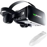 Vrpark J50 Bluetooth Kulaklıklı 3D Sanal Gerçeklik Gözlüğü+ Vr Kablosuz Bluetooth KUMANDA-AL4754 - Standart