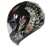 VRT Çene Açılır Vizörlü Kask [MB808] [siyah - Gold] [l]