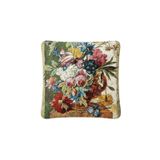 Vs-457 Jakarlı Dokuma Goblen Kırlent Kılıfı 45x45 Cm Biyeli Ve Çift Taraflı Dekoratif Yastık Çok Renkli